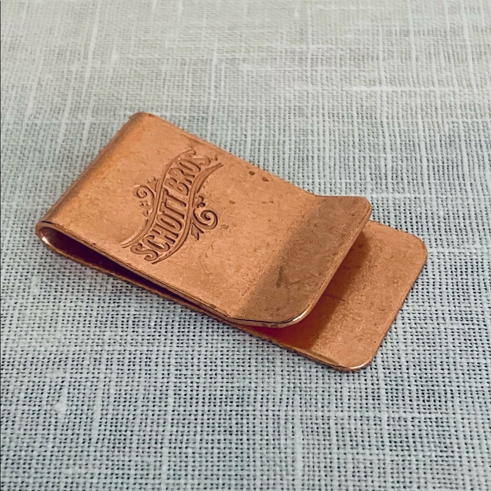 Schott NYC - Money Clip - Solid 18 gauge copper-plated brass